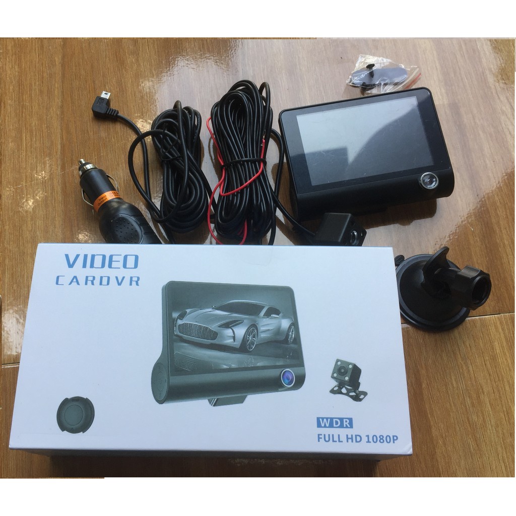 Màn CAMERA 3 trong 1 tích hợp cam HÀNH TRÌNH cam CHIẾU HẬU cam Lùi oto
