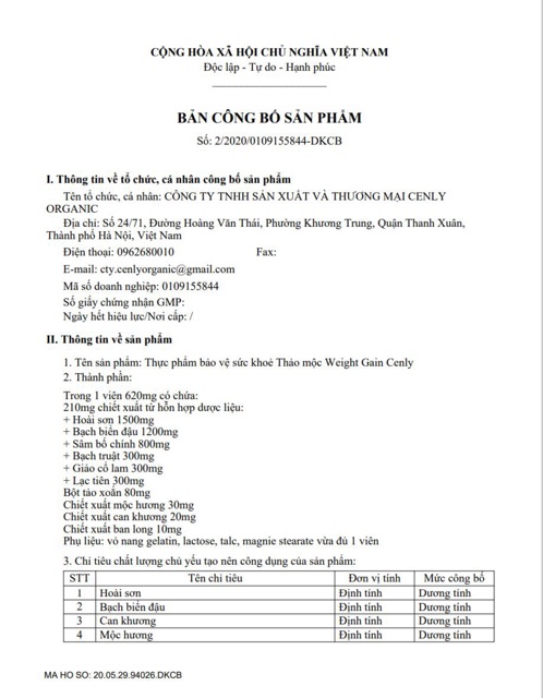 Tăng cân Cenly (liệu trình 30 viên tăng 3-6kg) tặng kèm son | BigBuy360 - bigbuy360.vn