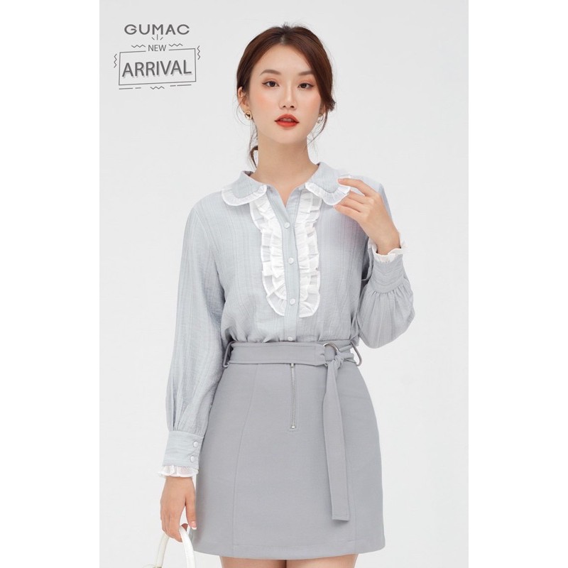 Áo sơ mi phối bèo AB5121