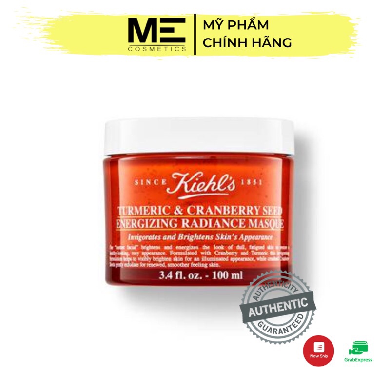 Mặt Nạ Nghệ Kiehl’s Turmeric & Cranberry Seed Energizing Radiance Masque