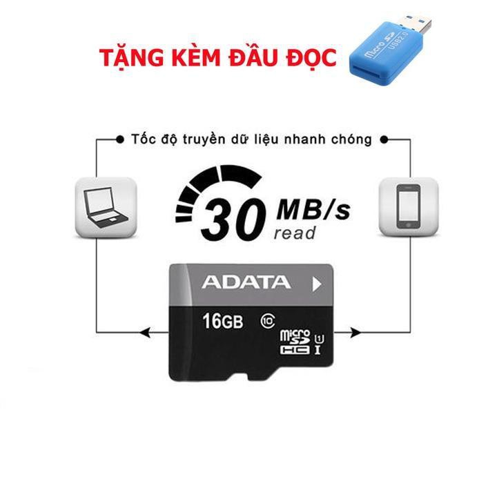 [Xả Hàng] THẺ NHỚ 16GB - TẶNG ĐẦU ĐỌC THẺ - MANG CẢ THẾ GIỚI VÀO CHIẾC ĐIỆN THOẠI CỦA BẠN