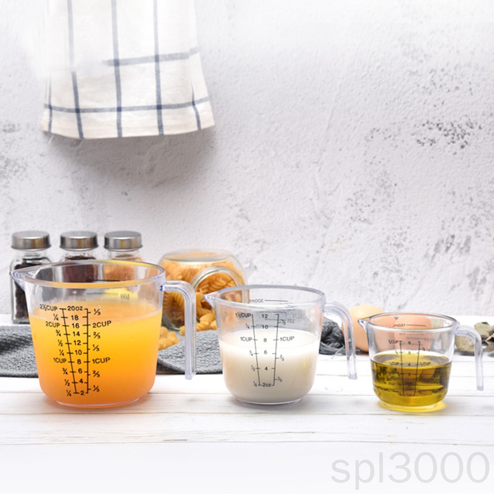 Cốc Đo Lường Bằng Nhựa Trong Suốt