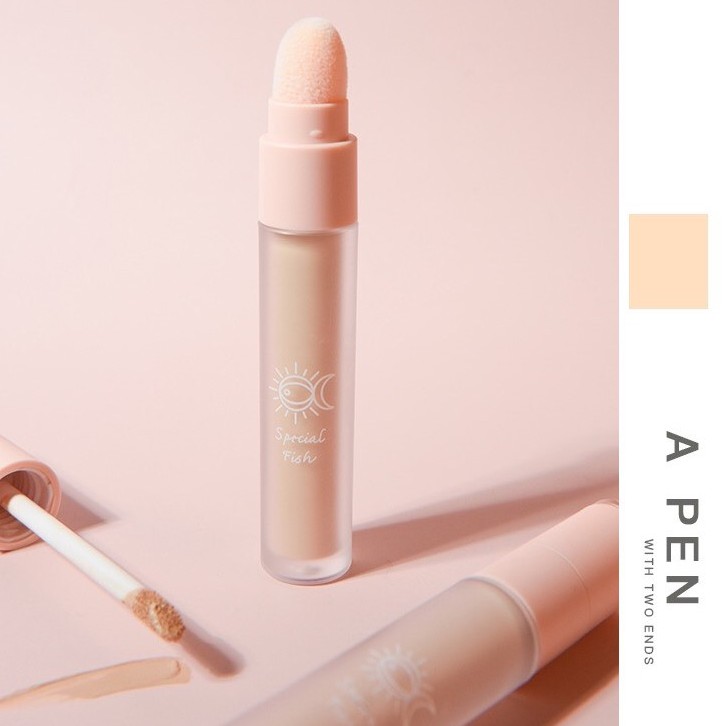 Che khuyết điểm 2 đầu GOGO TALES mịn nhẹ tự nhiên Moisturizing Traceless Concealer dưỡng ẩm Gogotales GT223 GOGO61