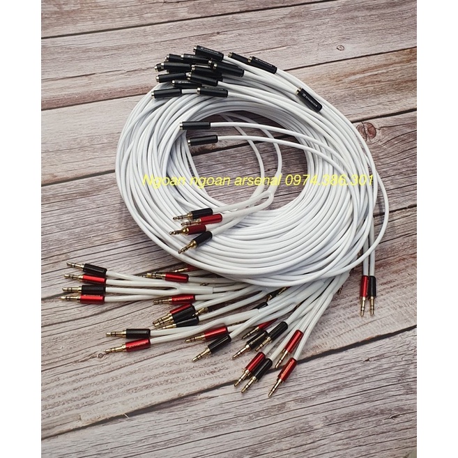 Dây chia 2 cổng âm thanh 3.5mm (chia tai nghe và mic) hàng DIY
