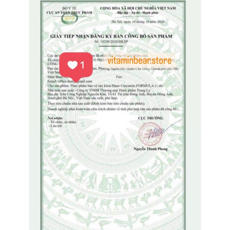 Nghệ N-ano 365 curcumin Hàn Quốc cao cấp bán lẻ từ 12 ống