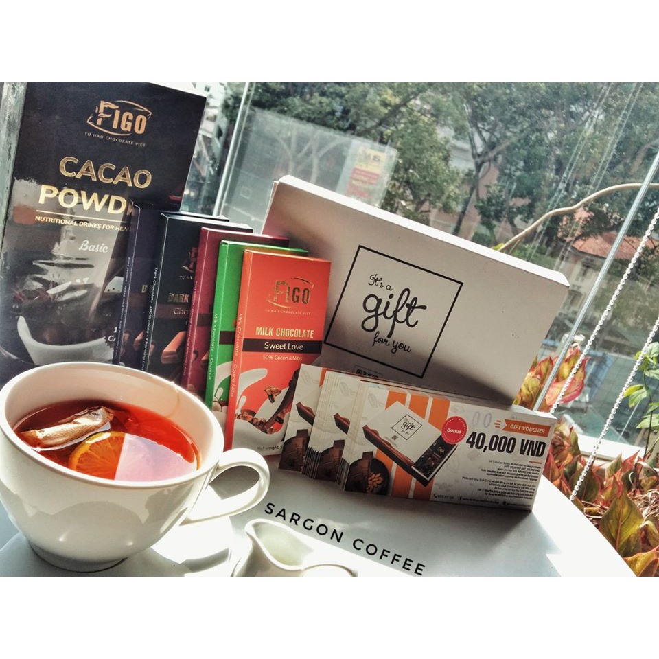 [Chính hãng] Dark Chocolate 85% Cacao, socola đen đắng giảm cân ChocolateFigo