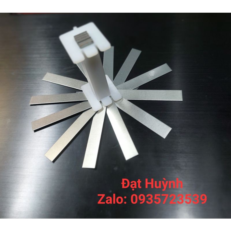 Combo 10 lõi nhựa dài lớn trắng + 700gr Fe sắt hình chữ I_quấn cuộn cảm phân tần loa