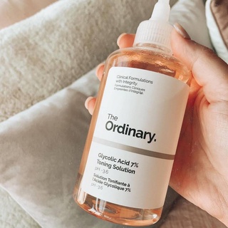 Toner The Ordinary Toner tẩy da chết glycolic acid 7% 240ml Toning Solution