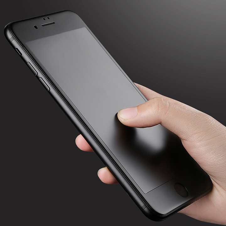 Kính cường lực CHỐNG VÂN TAY- 9D  -  iPhone 6, 6S Plus, 7, 8, 8 Plus, X, XS Max, Xr,11 Pro Max, 12 Mini, iP12 Pro Max