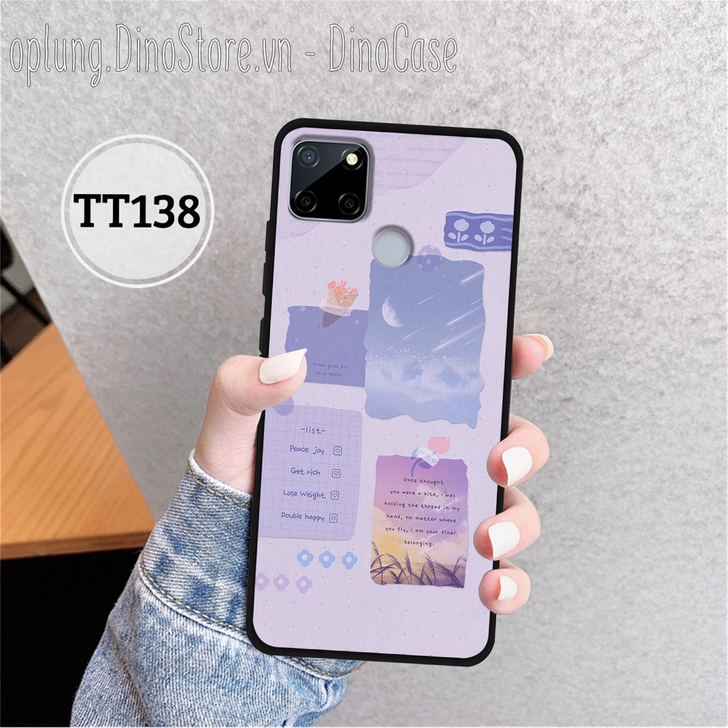 Ốp lưng Realme C21-C21y-C11-C12-C15-C20 - Ốp Realme lưng cứng viền dẻo in hình vintage nhẹ nhàng dễ thương.
