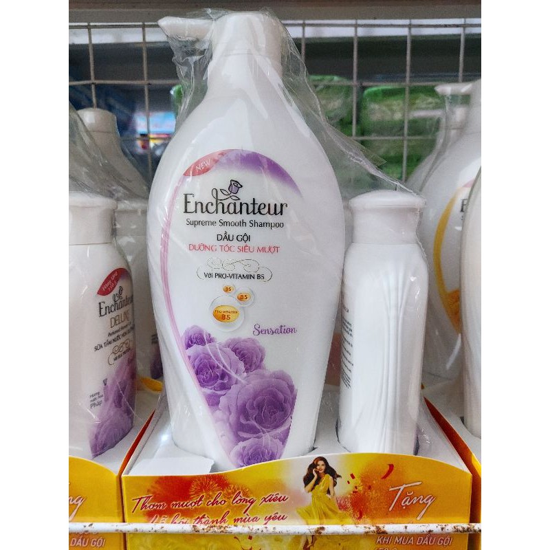 Dầu gội dưỡng tóc siêu mượt enchanteur 650g