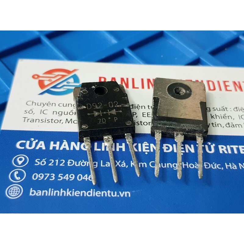 [Combo 5 chiếc] D92-02, ESAD92-02 Rectifier Diode 20A/200W TO-3P (tháo máy)