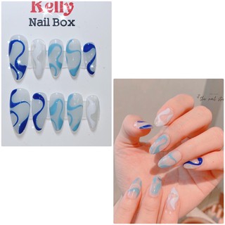 Nail Box Móng úp thiết kế đen huyền bí