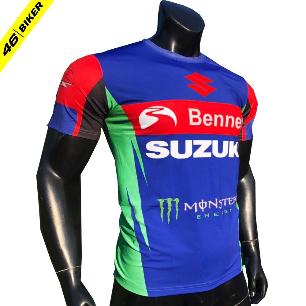 Áo Đấu Biker Hãng SUZUKI ⚡Free Ship⚡  Hàng Cao Cấp