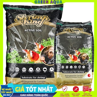DENNERLE - Shrimp King Active Soil | Phân nền nuôi tép cảnh, trồng cây thủy sinh cho hồ cá thủy sinh