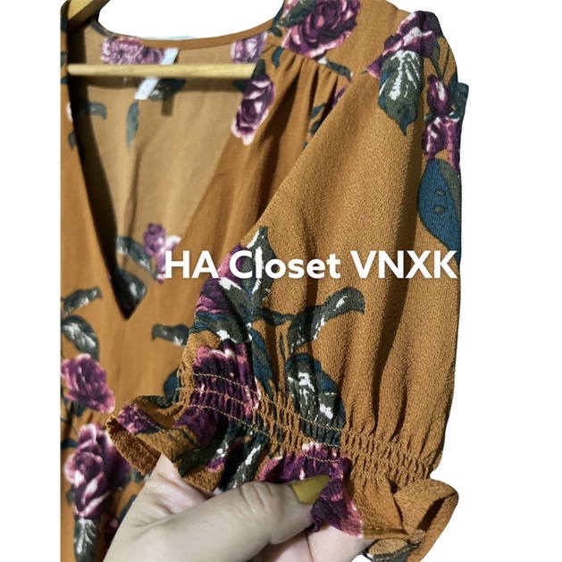 Đầm Voan Hoa Xuất Dư Xinh