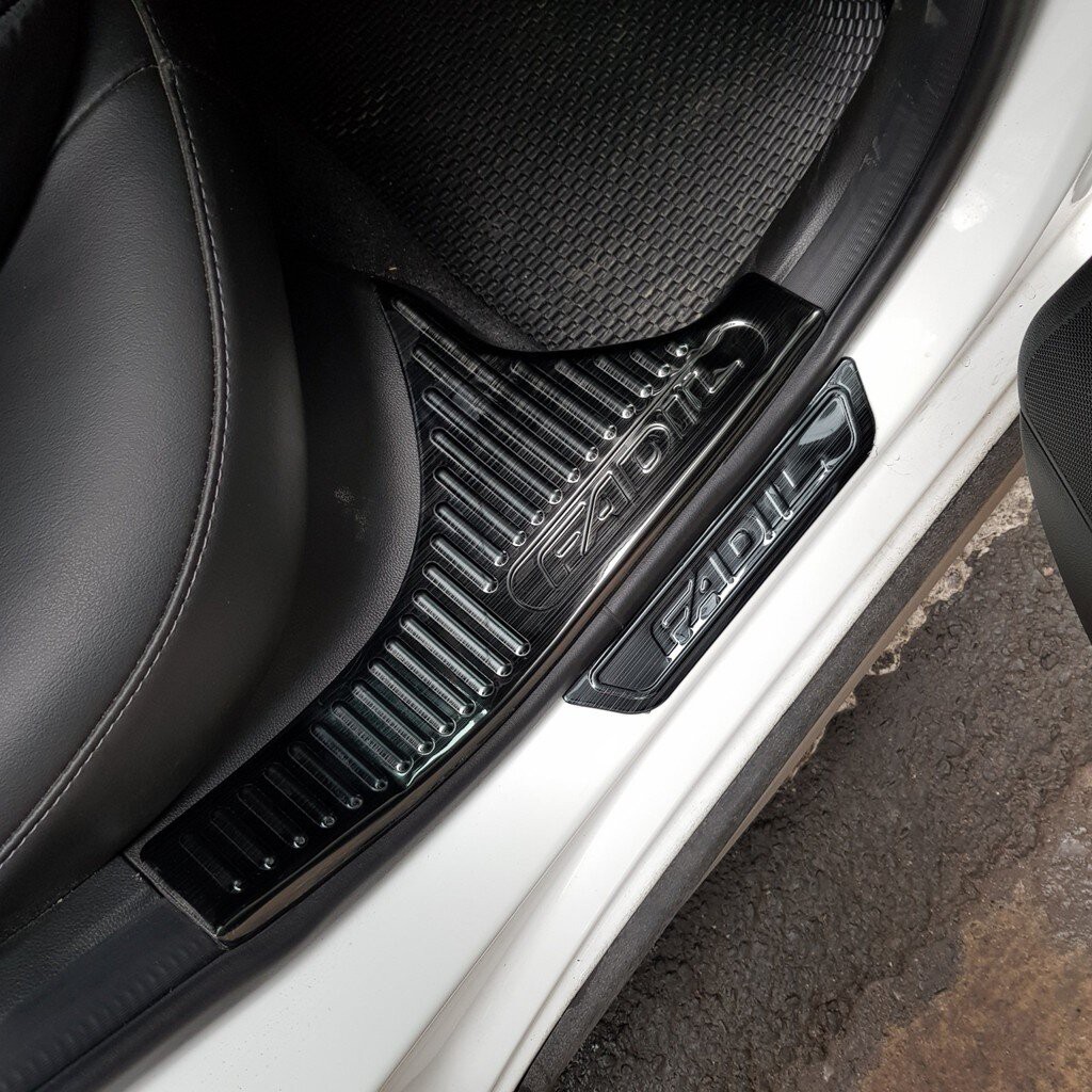 🔥 Freeship 🔥Bộ Ốp bậc cửa trong ngoài titan xe Fadil cao cấp/ Phụ kiện làm đẹp, đồ chơi xe vinfast f