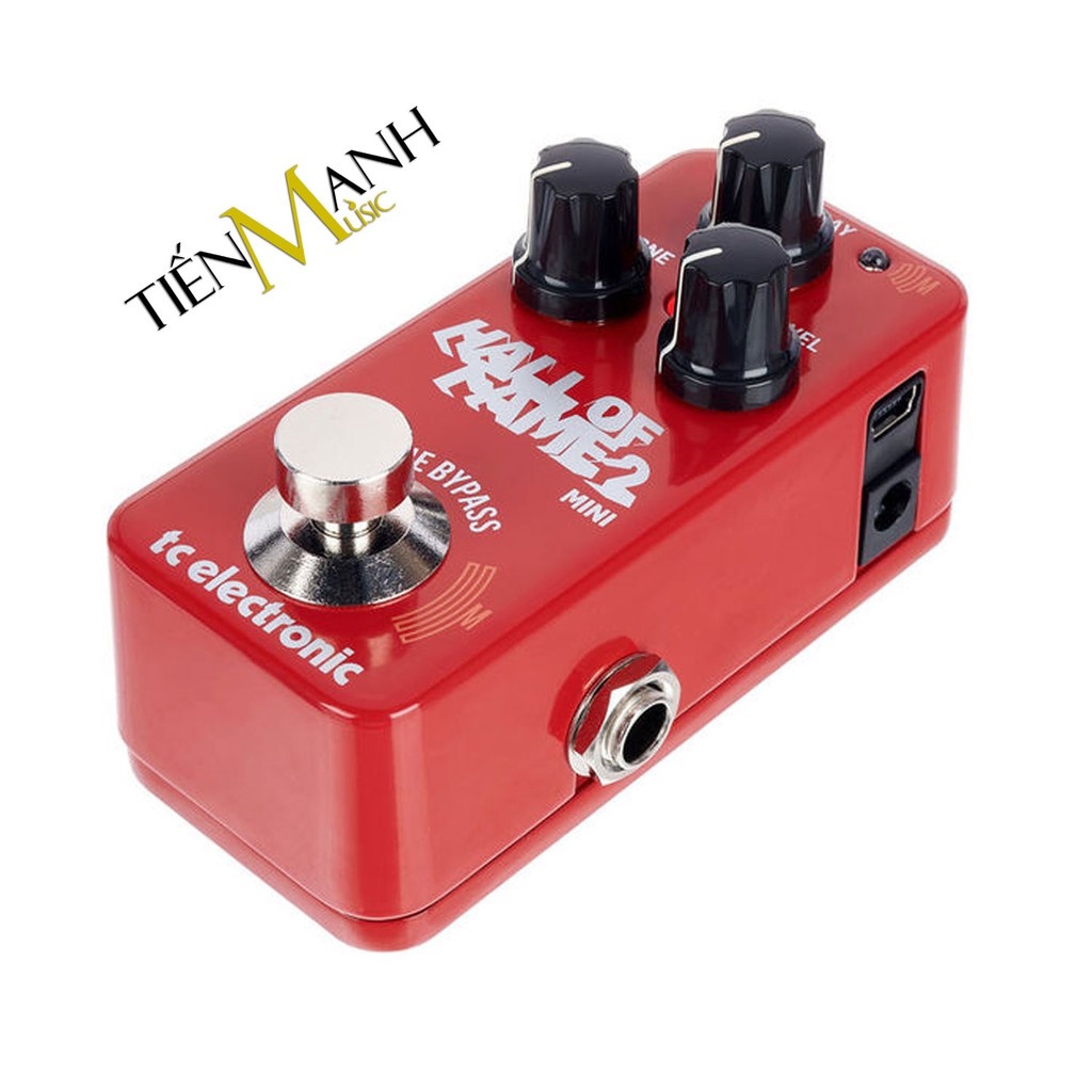 TC Electronic Hall of Fame 2 Mini Reverb Phơ Đàn Guitar - Bàn đạp Ghi-ta Bass Fuzz Effect Pedal - Chính Hãng