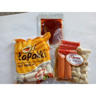 combo lẫu tokbokki phô mai