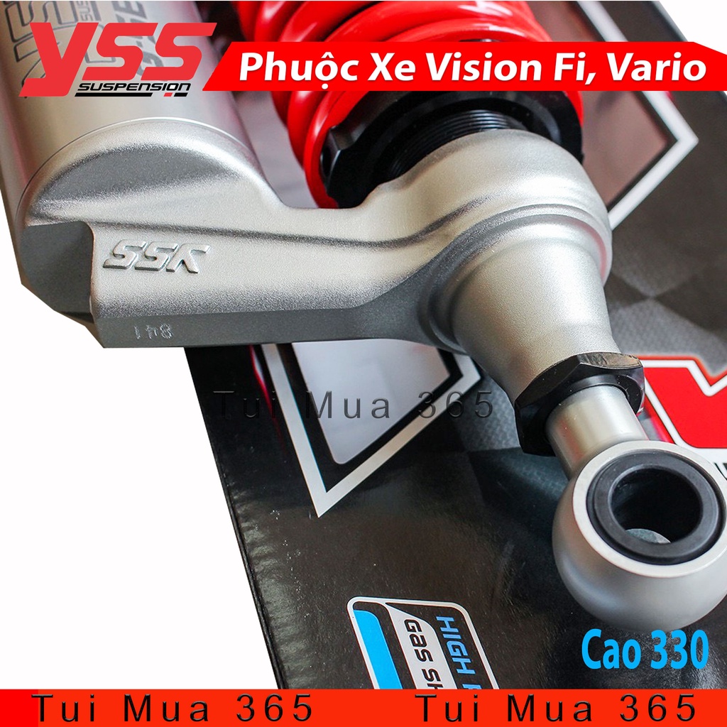 Phuộc sau YSS G-Plus xe Vario 125 , Click 125cc, Vision Fi chính hãng Thái Lan