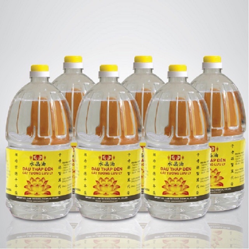 Dầu cát tường lưu ly 6 chai 2lít