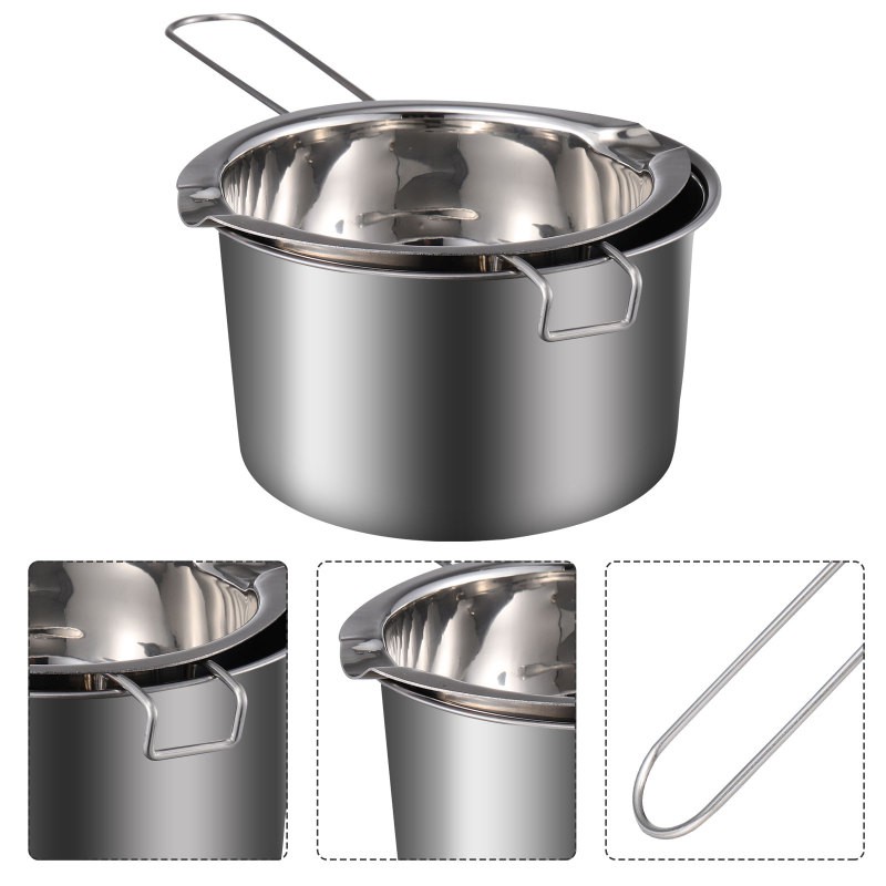1 Bộ Nồi Nấu Tan Chảy Socola Bằng Thép Không Gỉ