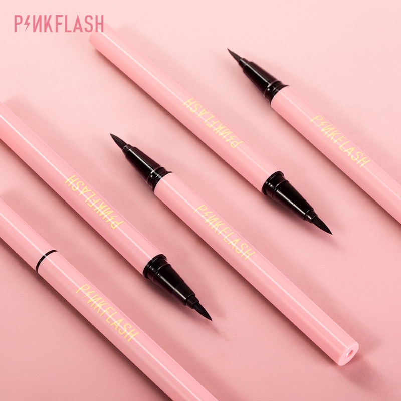 Bút kẻ mắt Pinkflash dạng lỏng nhanh khô màu nâu chất lì chống nước lâu trôi 30g mã B02