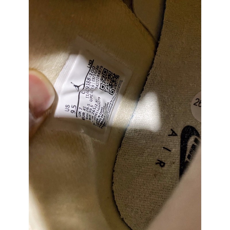 [Bản fix mới] Giày Air Jordan 4 Offwhite Cream/Sail x OG bản đẹp Sneaker Nam Nữ