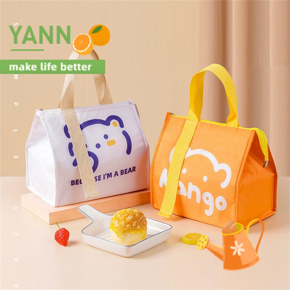 Túi Đựng Hộp Cơm Trưa Cách Nhiệt Nhiều Màu Sắc Thời Trang Tiện Lợi Dành Cho Đi Dã Ngoại Cắm Trại