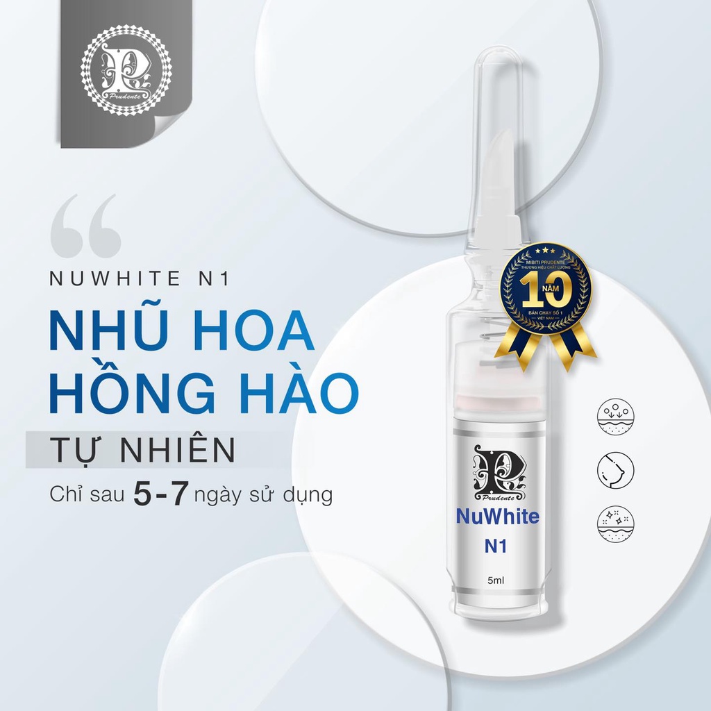 Kem Làm Hồng Nhũ Hoa Nuwhite N1 Mibiti Prudente 5ml