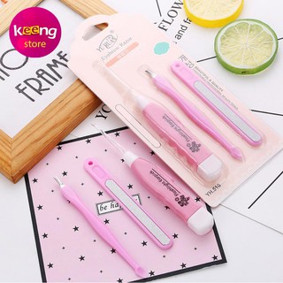 Bộ lấy ráy tai có đèn kèm dụng cụ tỉa móng