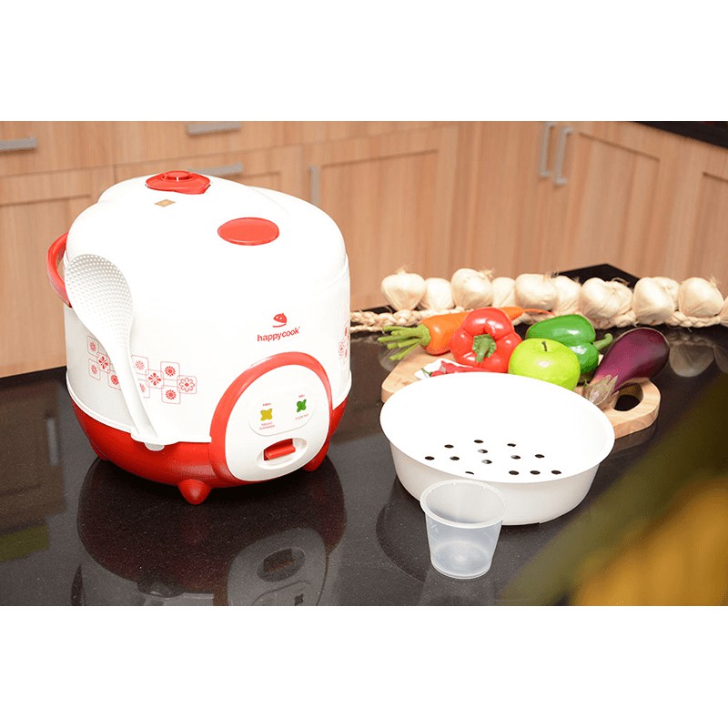 [Mã ELMS05 giảm 5% đơn 300k]Nồi cơm điện nắp gài Happycook 1.2 lít và 1.8 lít