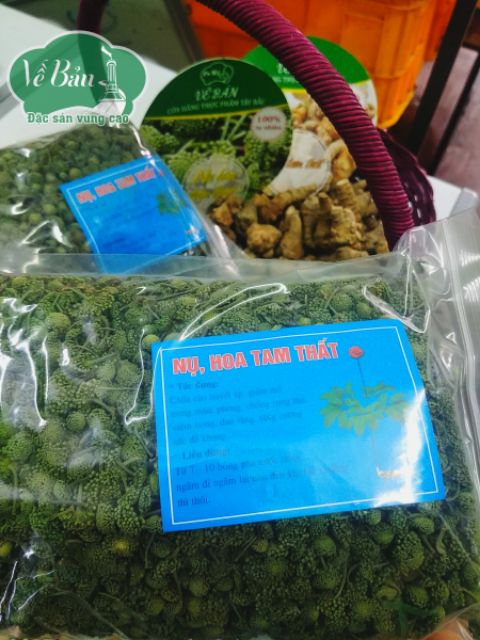 NỤ HOA TAM THẤT LOẠI CHỌN HÀ GIANG GÓI 1KG