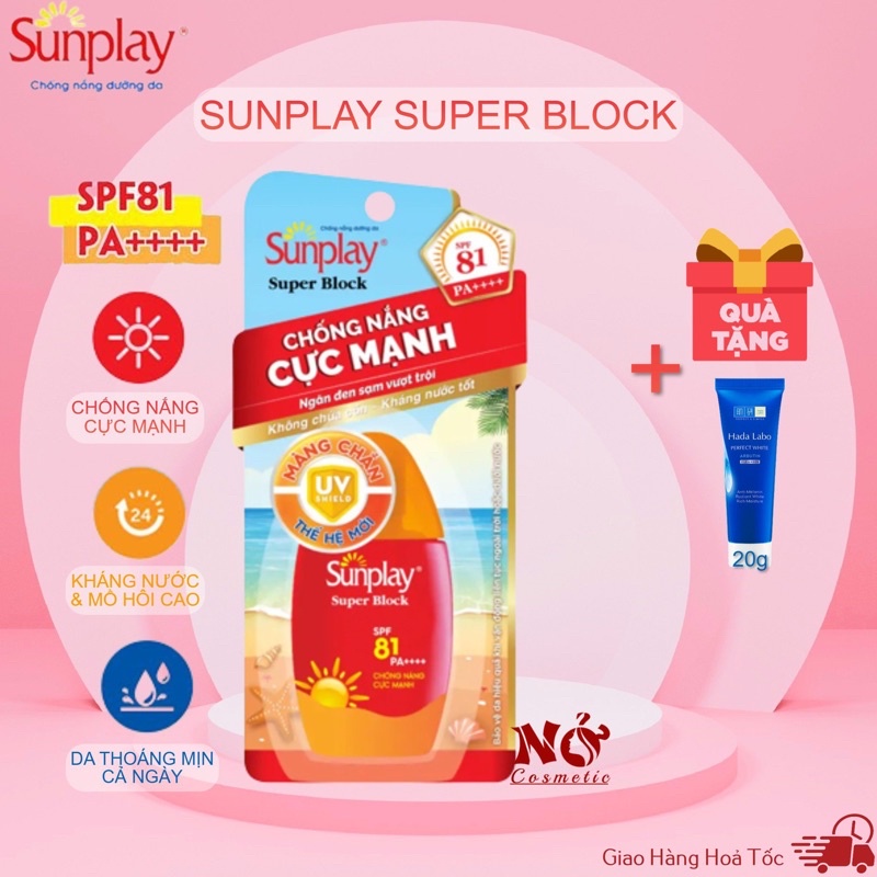 Sữa chống nắng cực mạnh Sunplay Super Block SPF 81, PA++++