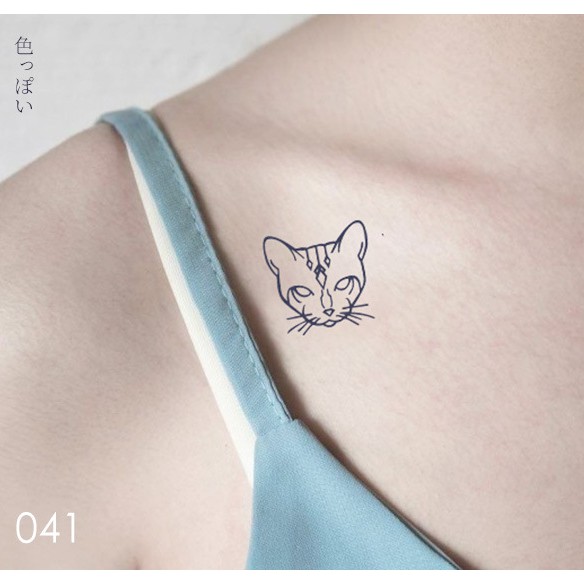 Miếng dán hình xăm có sẵn mực  Mã 030