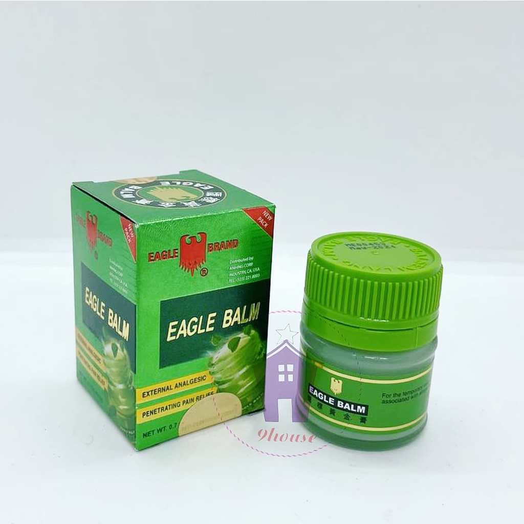 01 Dầu Cù Là Xanh Con Ó Eagle Blam Mỹ 20gram (sản xuất Indonesia)