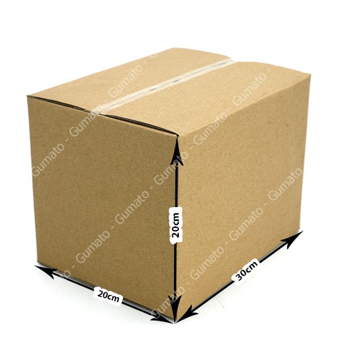 Hộp giấy, thùng carton size 30x20x20 cm hộp carton gói hàng Everest
