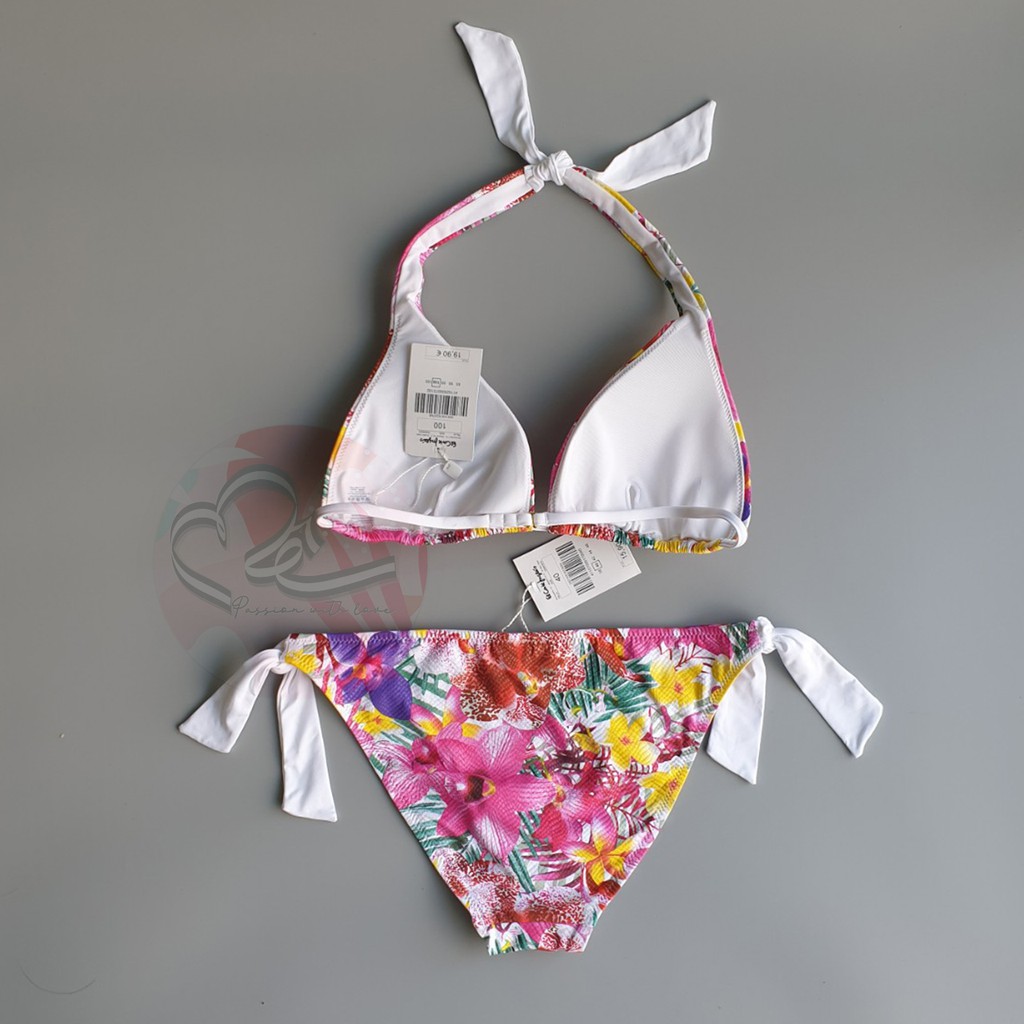 Bộ bơi hai mảnh hoa lá En fasis xuất khẩu Ý