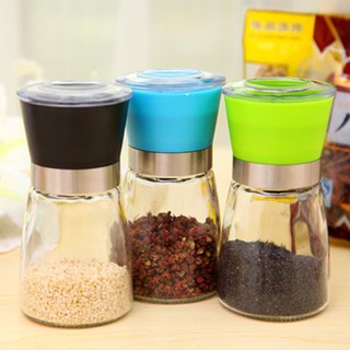 DỤNG CỤ XAY TIÊU 2 TRONG 1, Lọ xay tiêu cầm tay nhỏ gọn tiện dụng (thủy tinh)