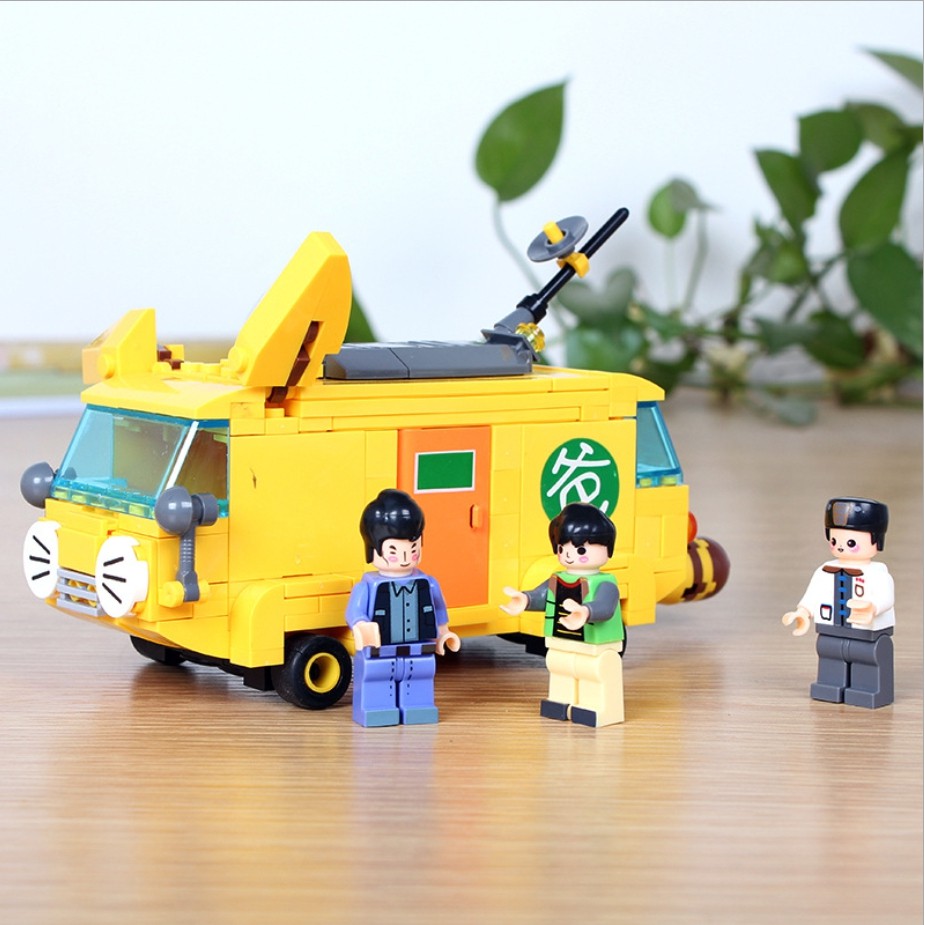 Bộ xếp hình tương thích lego GBL 98108 - Xe buýt hình thú - 254 chi tiết