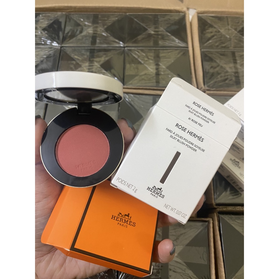 Mẫu dùng thử Phấn má hồng Herme 2021 - mẫu dùng thử 2g tông màu hồng đáng yêu