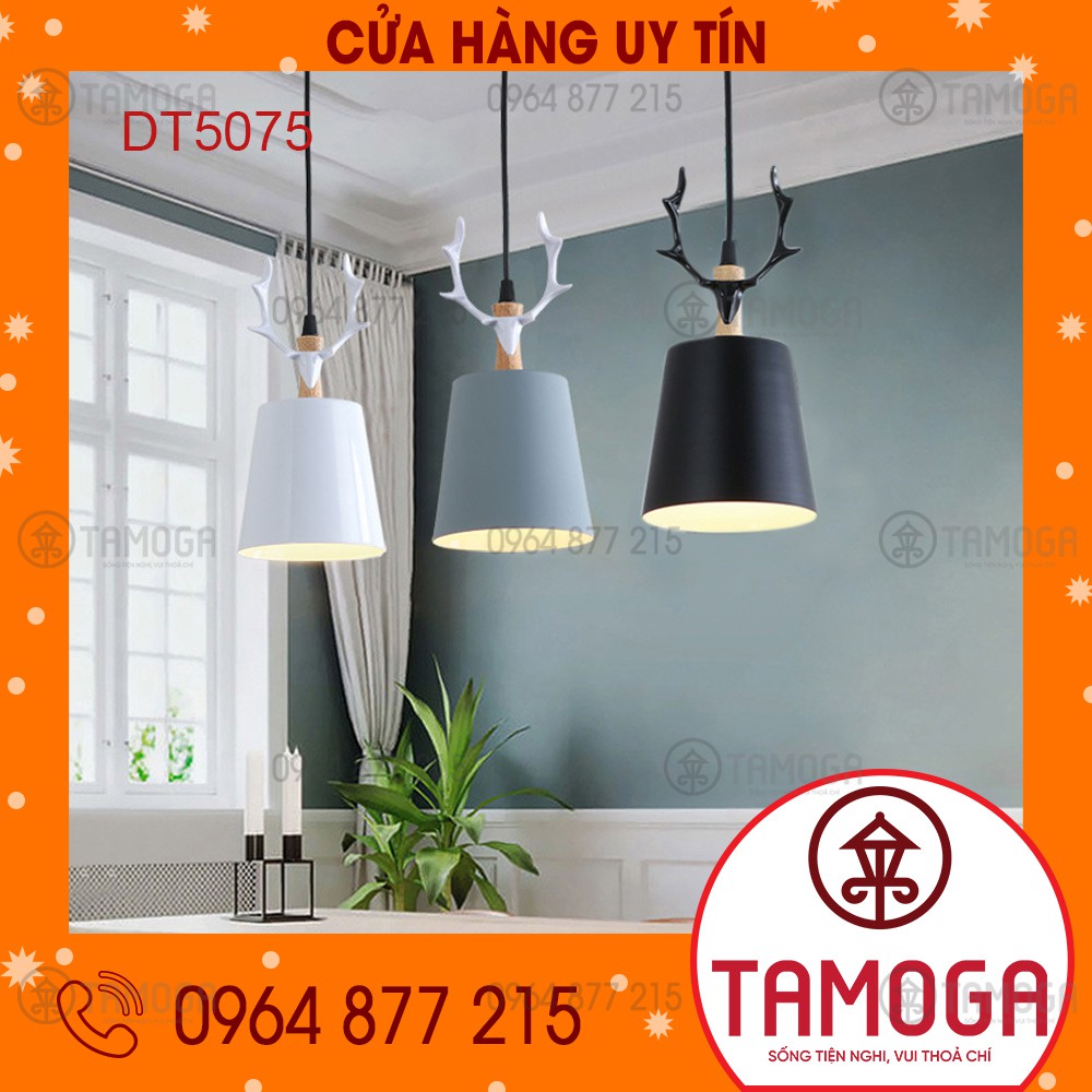 Chao đèn thả có hình sừng hươu đủ màu sắc TAMOGA DT 5057