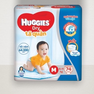 Tã quần huggies m74/l68/xl62/xxl56