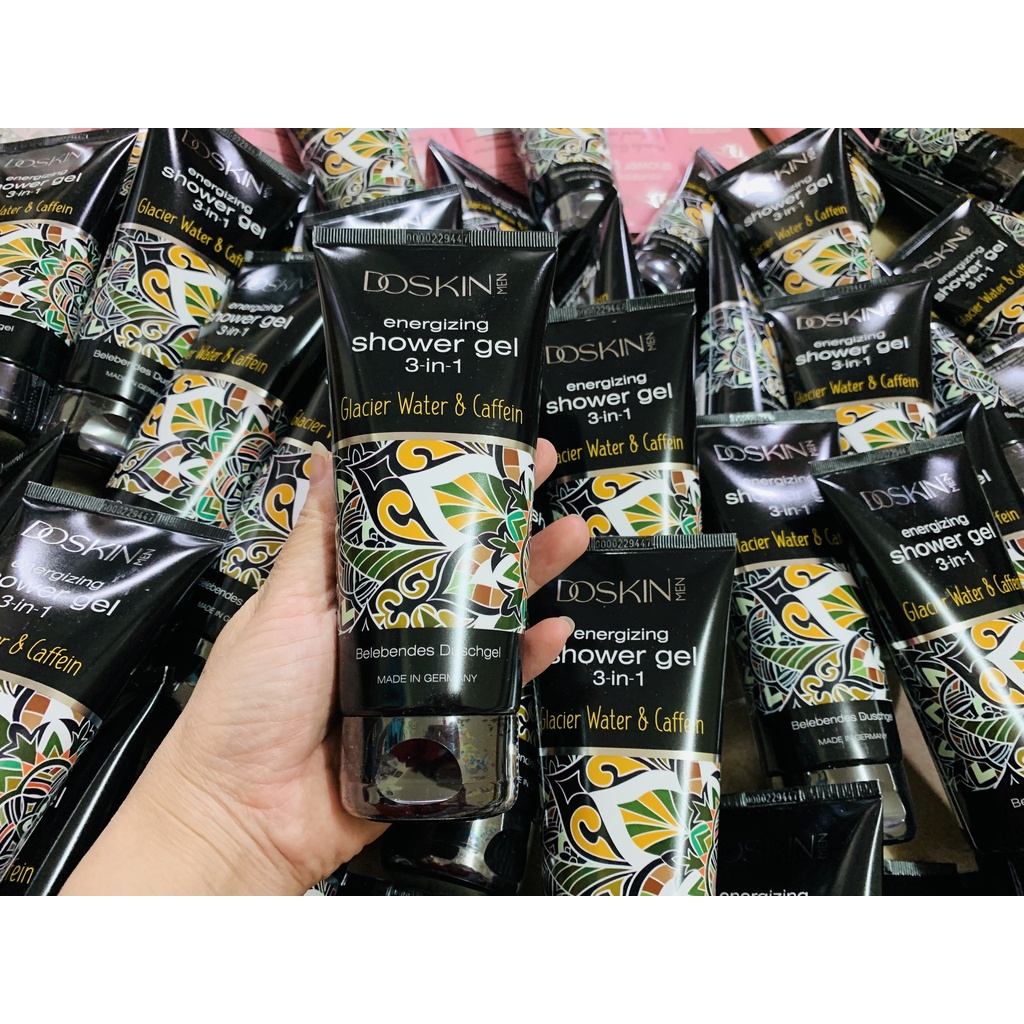 Sữa tắm dưỡng ẩm, sữa tắm nam 3 in 1 Doskin