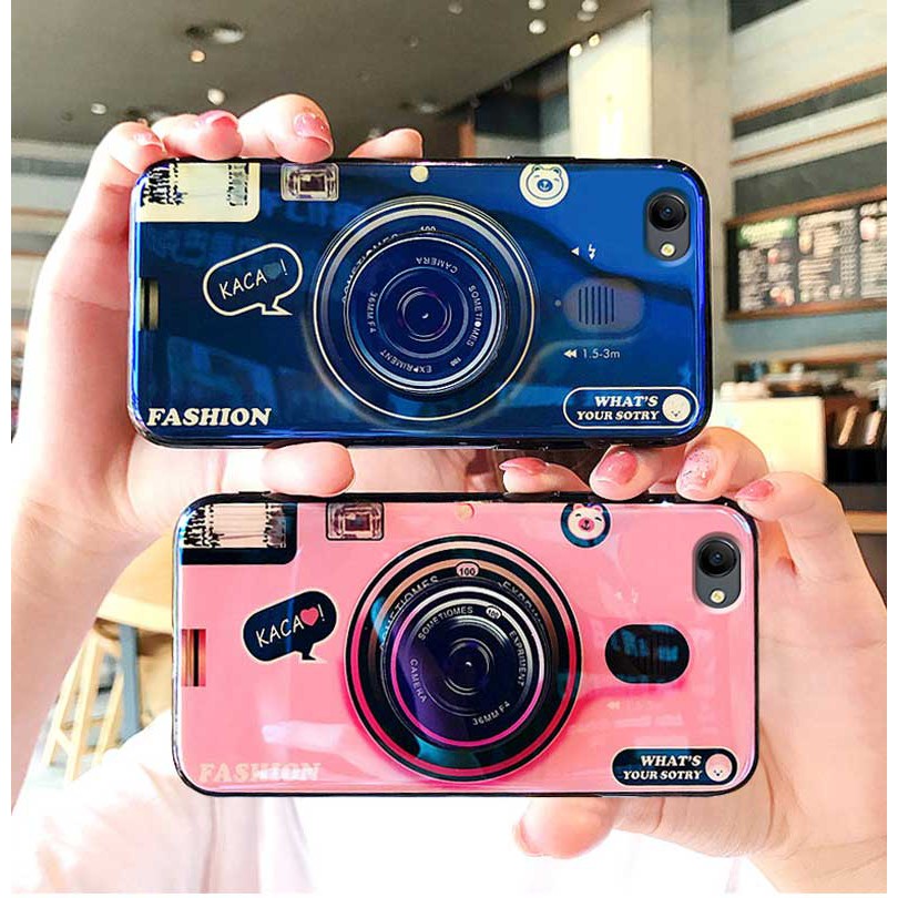 Ốp Điện Thoại Mềm Hình Máy Ảnh Cho OPPO A1K A3s A12e A37 A37F A39 A57 A71 A71K A83 K3 F1s R9s R9s Plus F1 Plus R17 Pro®