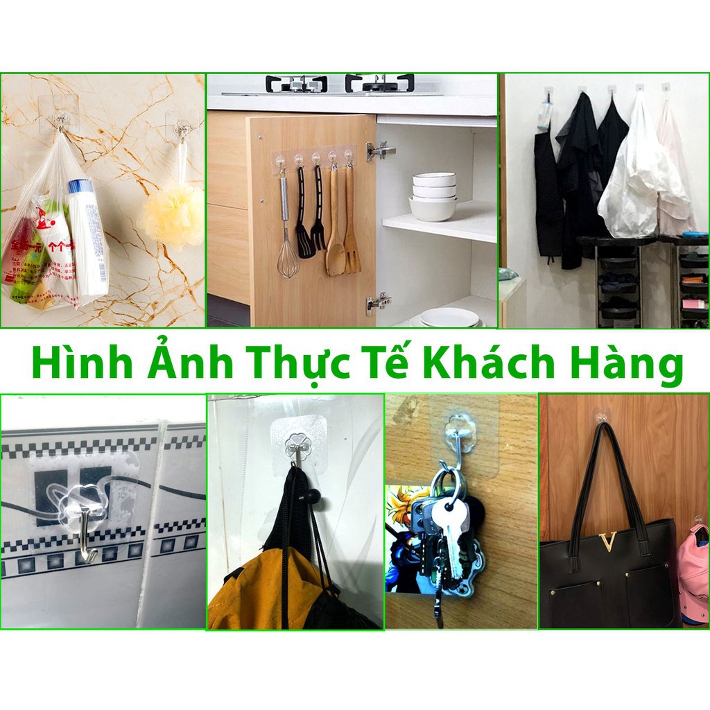 Móc Dán Tường Siêu Dính Trong Suốt Chịu Lực Tốt Treo Tường Chắc Chắn Namkidshop (P15)