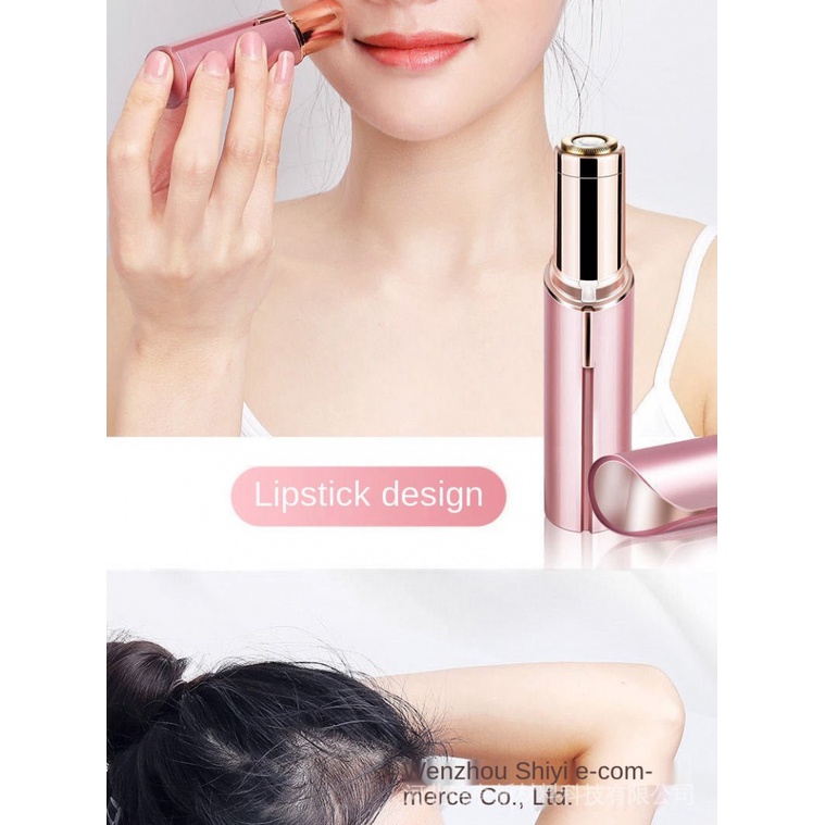 Máy tẩy lông chạy bằng pin/ sạc điện hình thỏi son tiện lợi