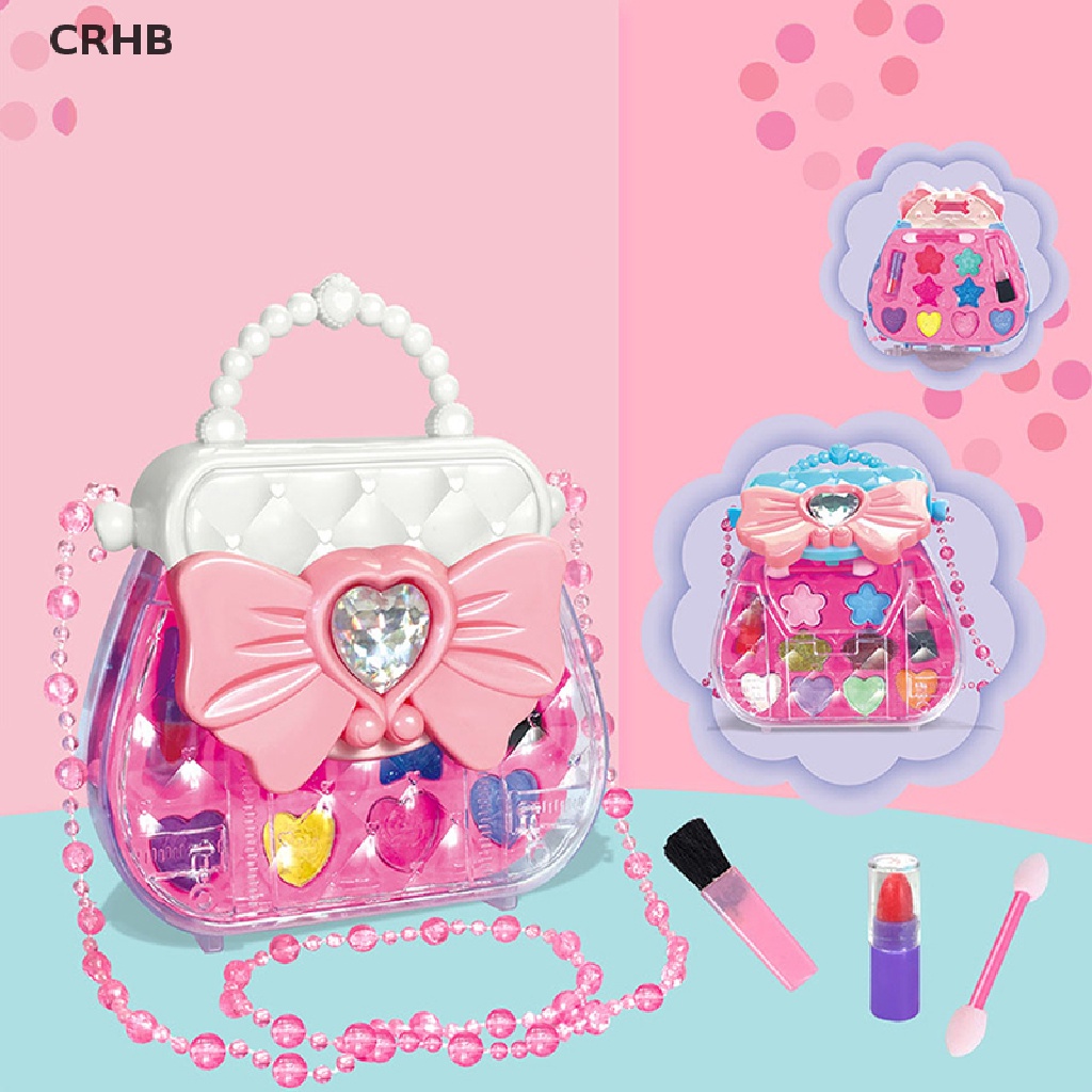 Bộ Đồ Chơi Trang Điểm Phấn Mắt Má Hồng Son Môi Cầm Tay DIY Dành Cho Trẻ Em Mới