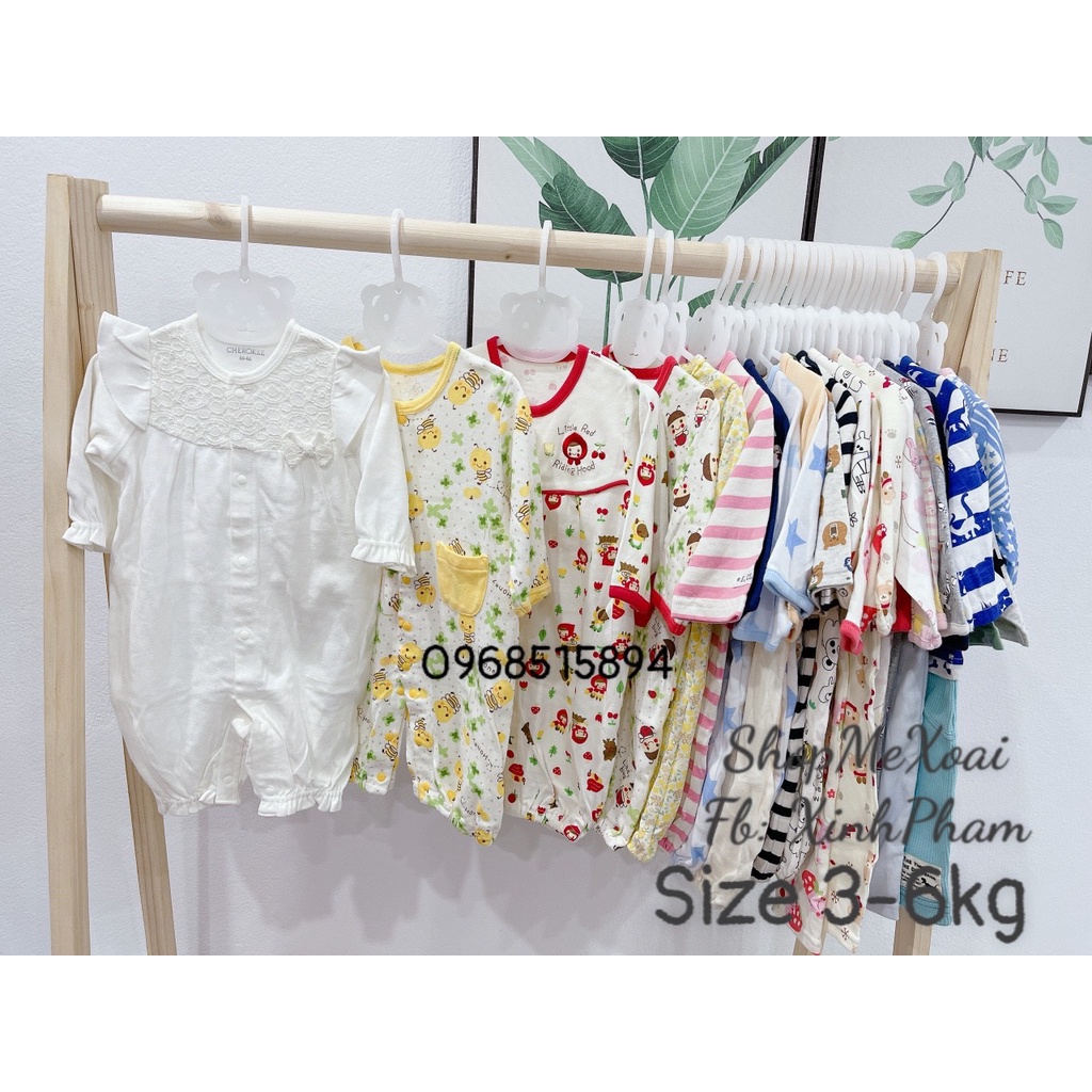 [size 3-6kg] BODY SLEEP XUẤT NHẬT CUTE CHO BÉ IU CHẤT COTTON