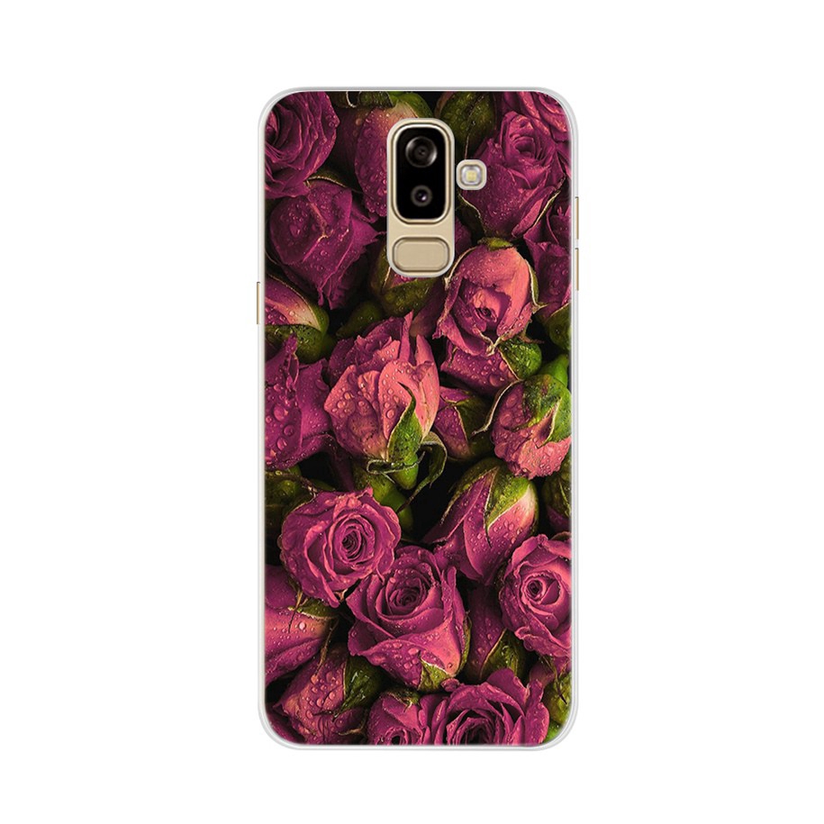Ốp điện thoại TPU silicon mềm in họa tiết cho Samsung Galaxy J8 2018 J810 SM-J810F 6.0 inch